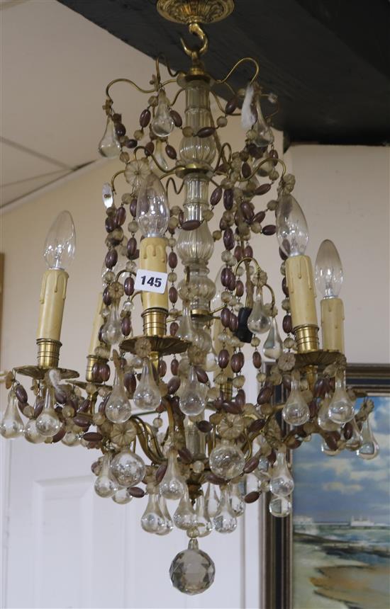 A chandelier